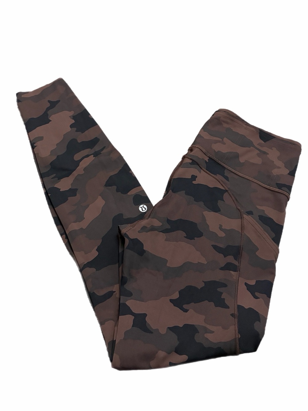 NWOT Lululemon Fast and Free High-Rise Tight 28" Heritage 365 Camo Brown Earth 6